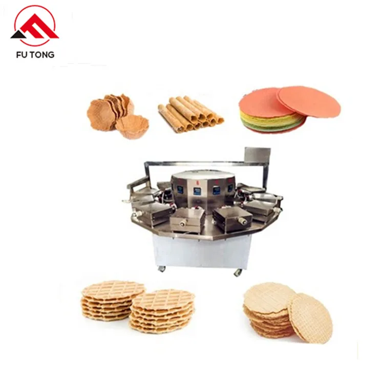 8 10 12 15 heads maquina de hacer conos de oblea waffle making machine barquillos roller machine amaranth mexico obleas machine