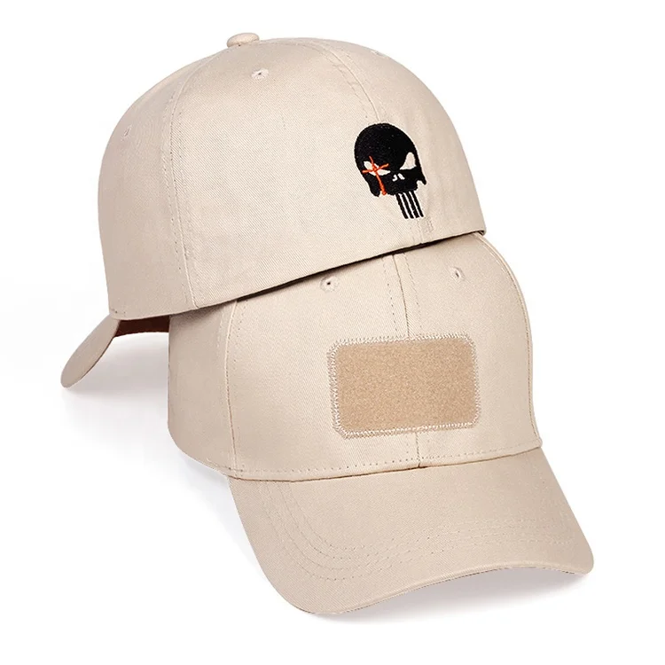 Custom Design Stitched Patch Cotton Baseball Caps for Men Closed Back Hats