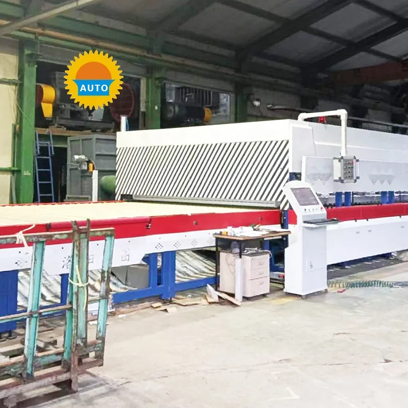 Convection flat glass tempering furnace machine horizontal tempered glass making machine