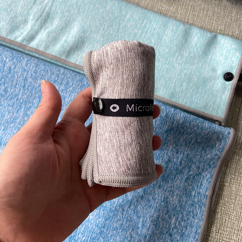Custom microfiber sport towel Working Out fitness water absorbent Odor-Free cationic gym towel