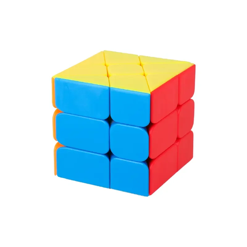 Custom MOYU Meilong Windmill Twist Puzzle Cube DIY Stickerless ChildrenBrain Fidget Magic Cube Toys Kids Christmas Gift