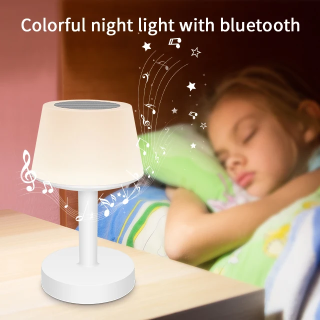 Небольшой размер, качественный пользовательский динамик, портативный умный сенсорный беспроводной динамик, светодиодная лампа, оптовая продажа RGB, наружные Беспроводные динамики