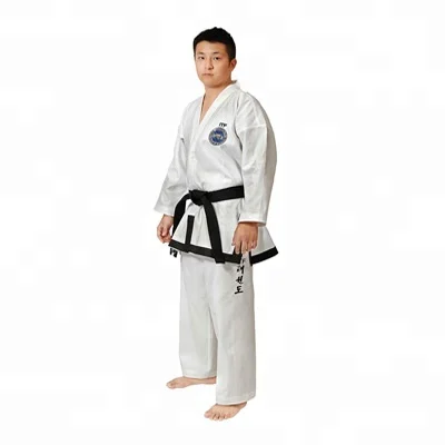 ITF White Twilled Taekwondo Uniform for Kids