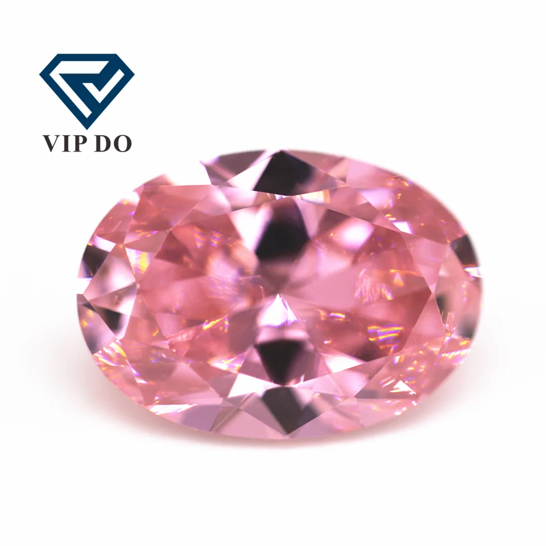 Самый дешевый Цирконий класса 5 А 2*3 мм-15*20 мм овальная огранка розовый кубический цирконий свободные драгоценные камни синтетическая форма граненые ограненные CZ