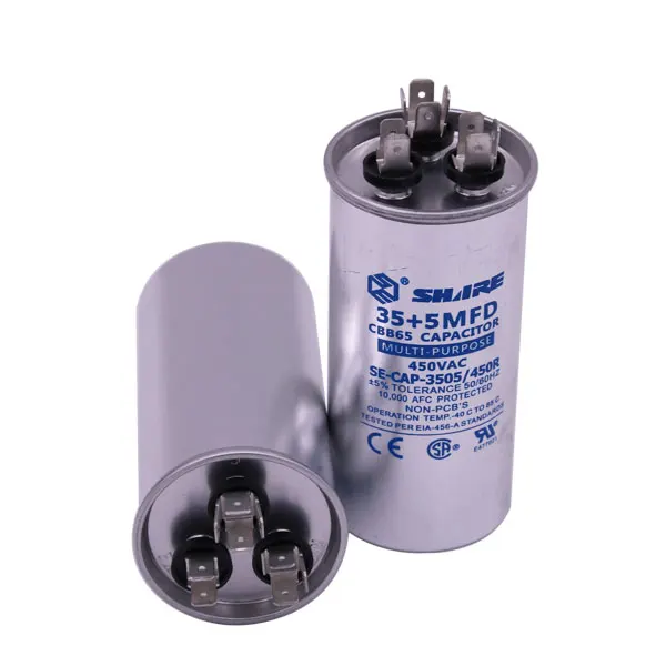 Алюминиевый Электрический конденсатор cbb65a для генератора