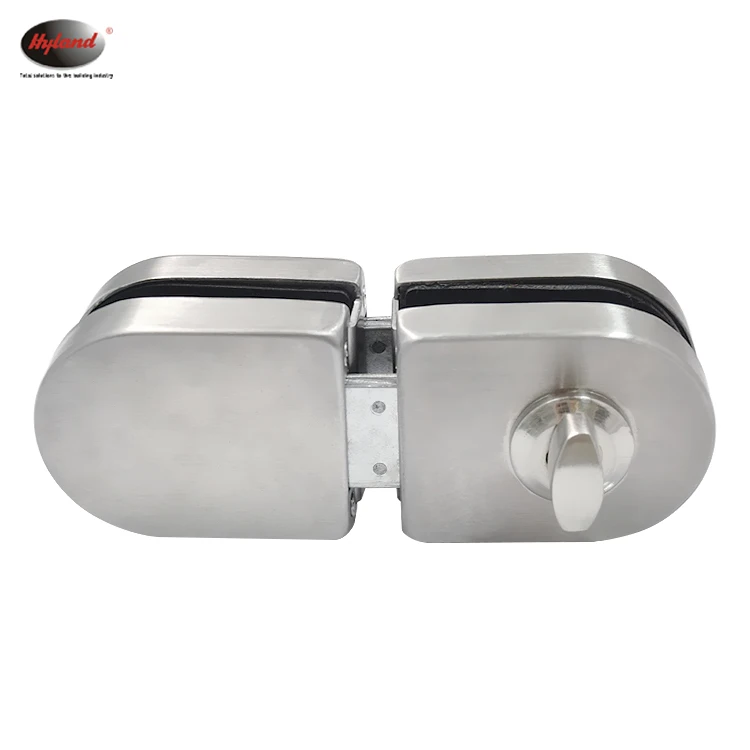 HYLAND OEM GL125 Stainless steel Glass door lock, frameless glass lock for double door