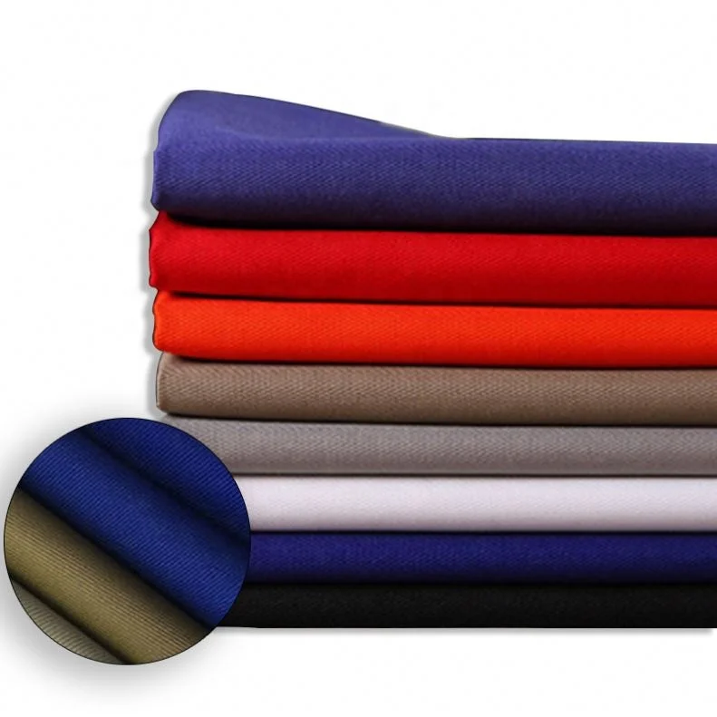 Fireproof Fabric for Welding Industrial Flame Retardant Fabric Shirt Fabric Woven 100% Cotton Plain Dyed Twill Umbrella Drill