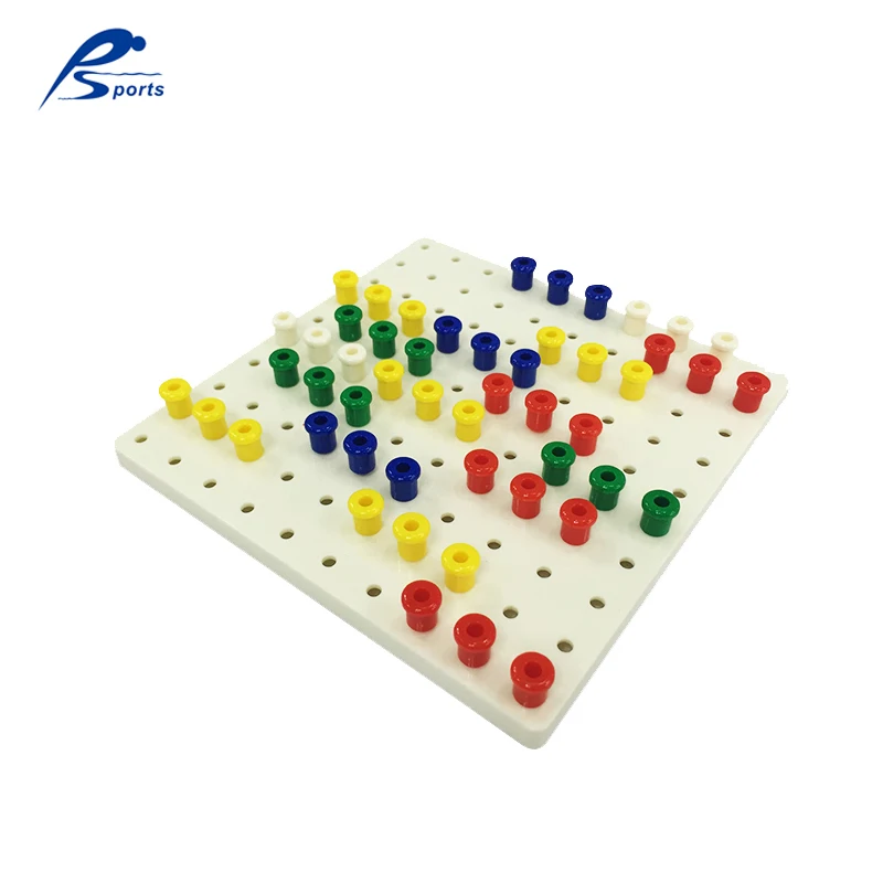 
Montessori Teaching Toys Coloured Mushroom Nail Pegs and Peg Boards Complete Set 