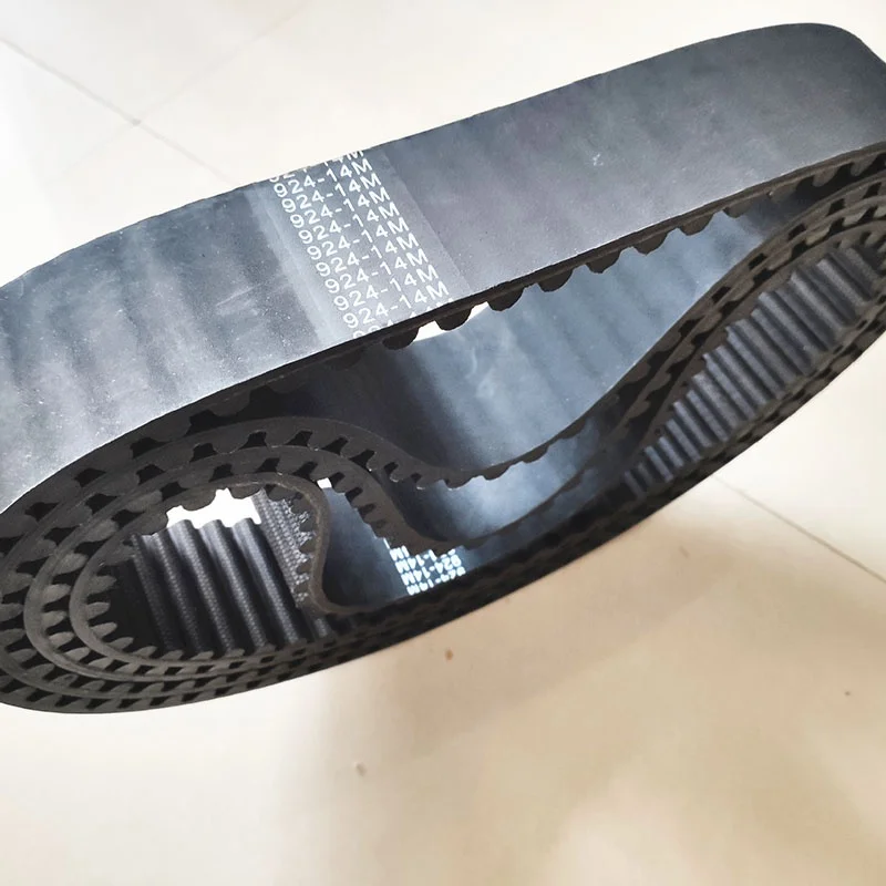 Single side rubber material htd 14m timing belt