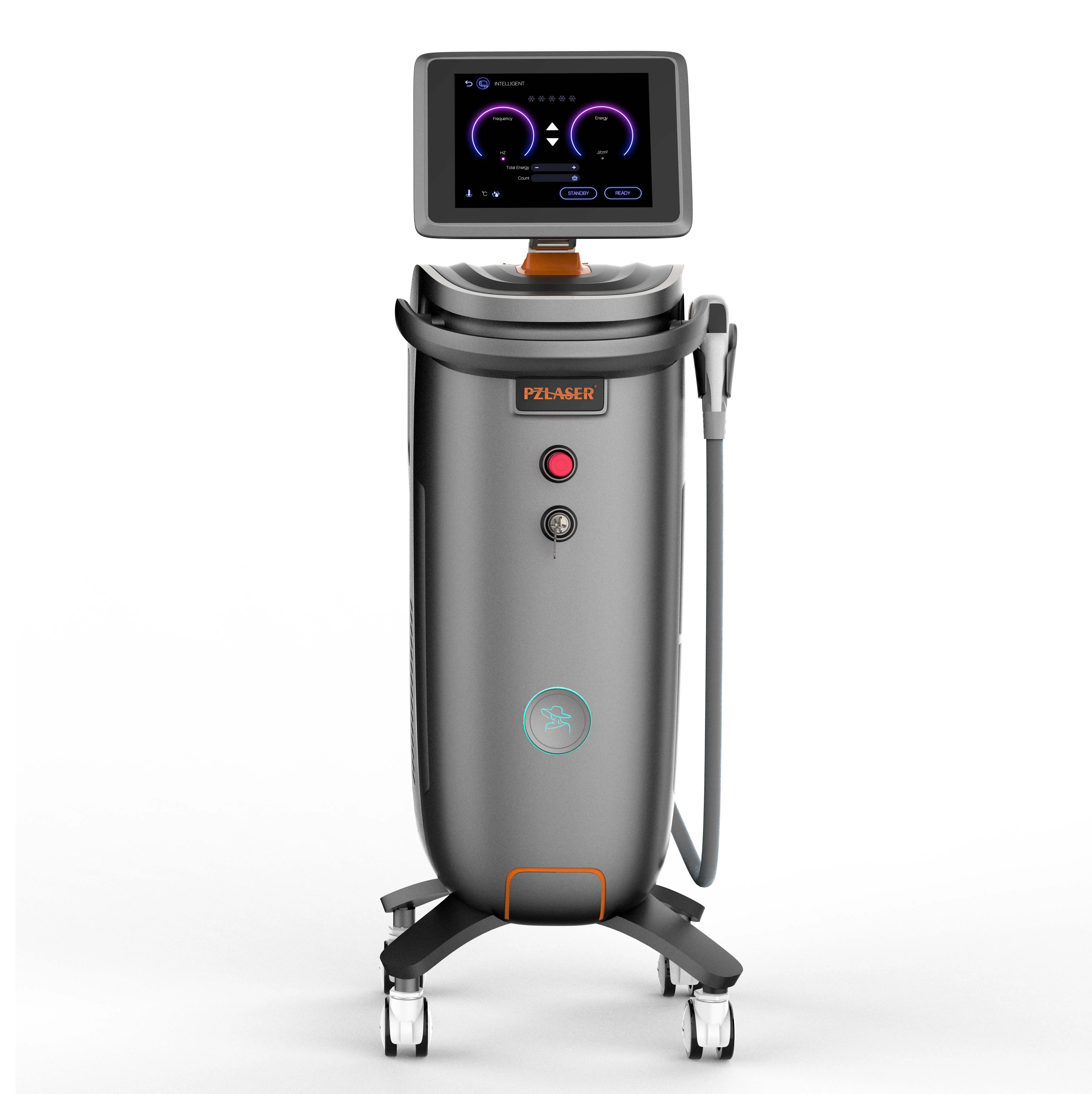Новейшая Вертикальная Диодная Лазерная эпиляционная машина EOS ICE 808 нм цена коммерческая лазерная для удаления волос распродажа