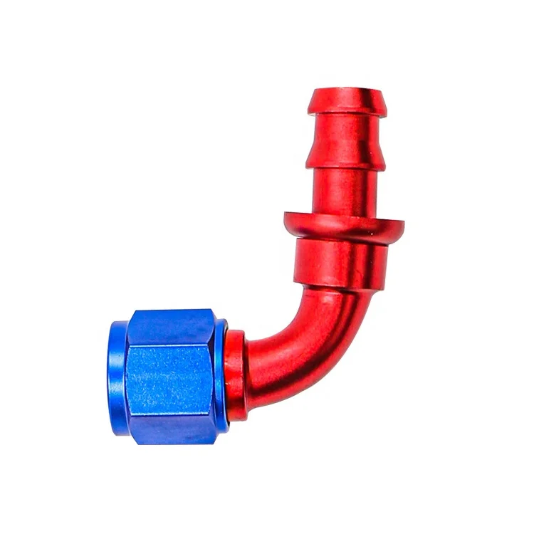 150 Degree Forged Swivel Seal One Piece Fittings AN Female To 6AN Hose Ends Tube Adapter Fitting Aluminum