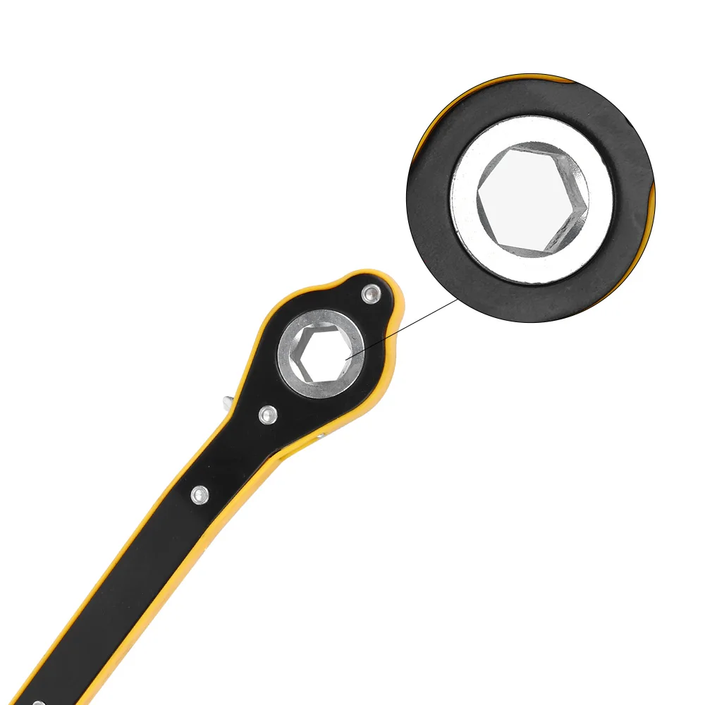 2 in 1 Swivel Steel Scissor Lifting Car Labor Saving Jack Ratchet Rachet Wrench Car Jack Lifting Wrench low price