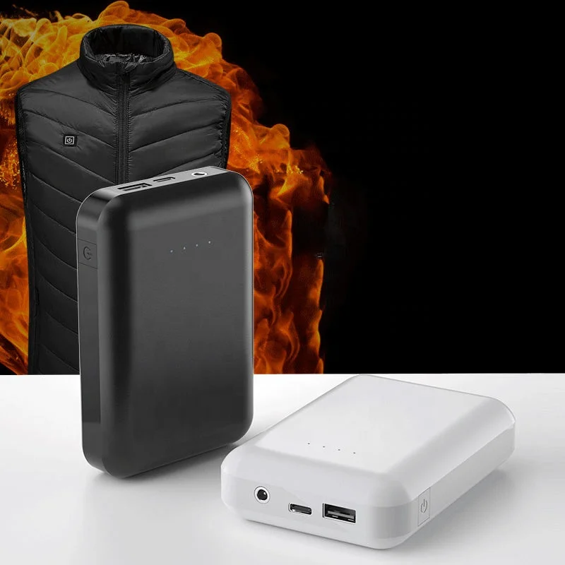 10000 mah battery fast charging portable power bank battery charger for Heated Vests Jackets mini power bank 10000 mah