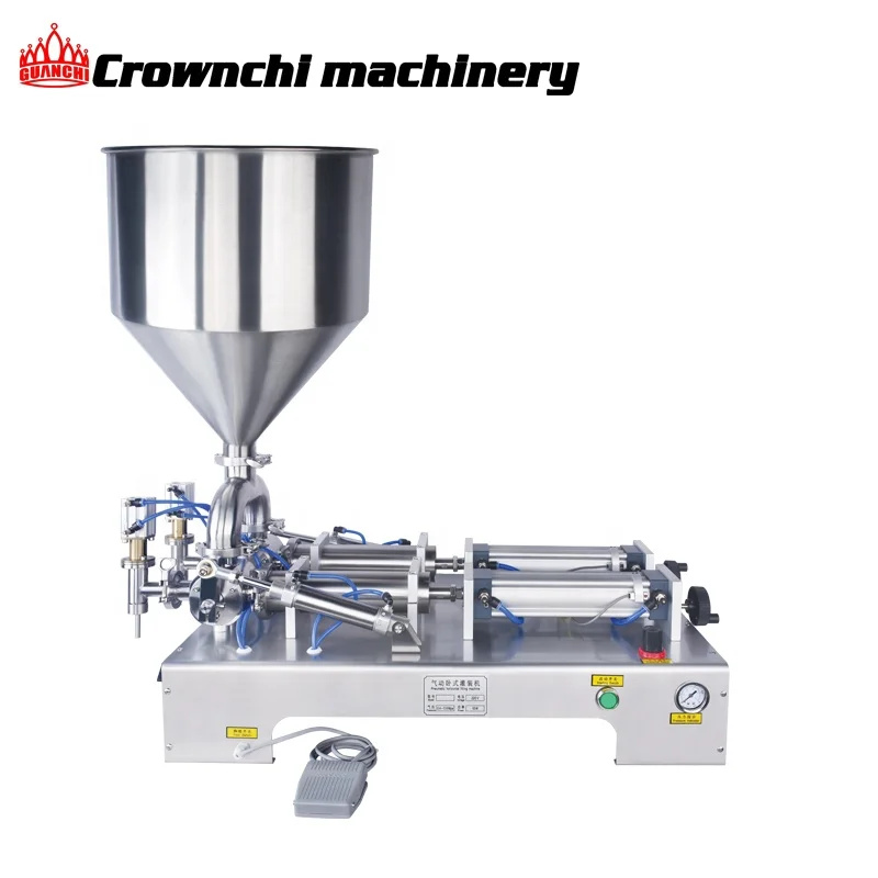 Honey Liquid Filling Machine Professional Semiautomatic Filing Liquid Food Easy Operation