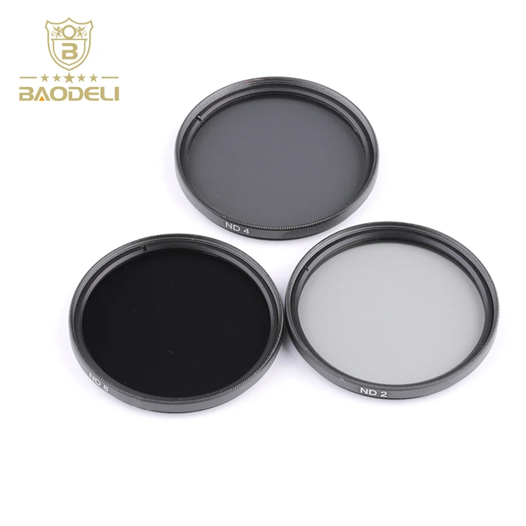 Фильтр для объектива BAODELI Nd фильтр 2 4 8 49 52 55 58 62 67 72 77 82 мм ND