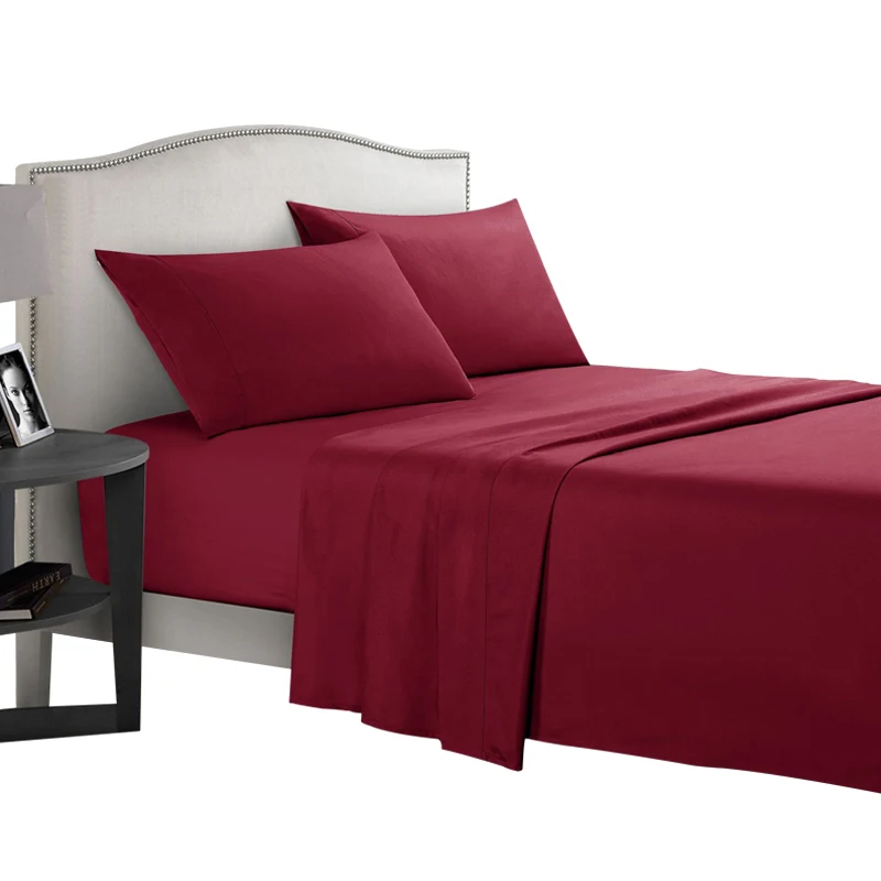 Hot Sale Premium Quality Simple King Queen Full Twin Size Bed Set for Home Hotel