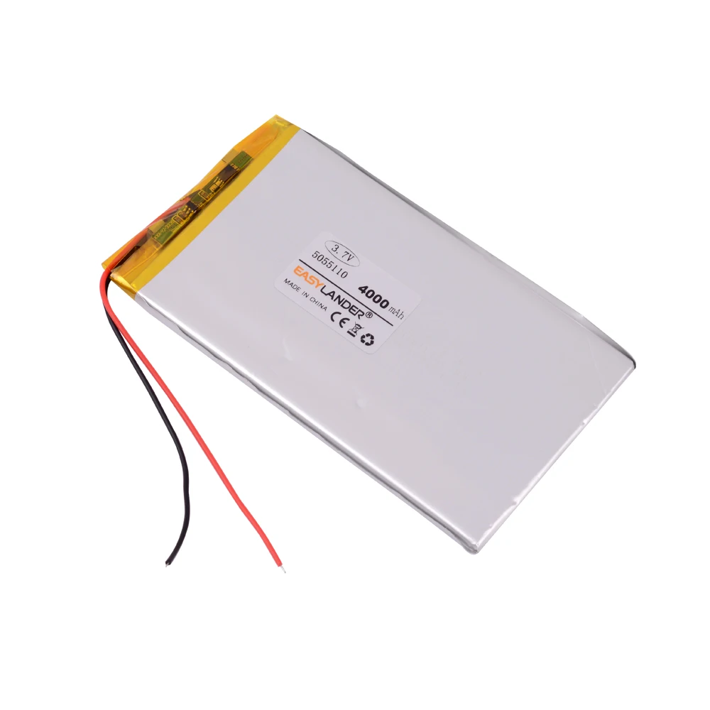 5055110 3.7V 4000mah rechargeable lithium ion battery    Smart Watch