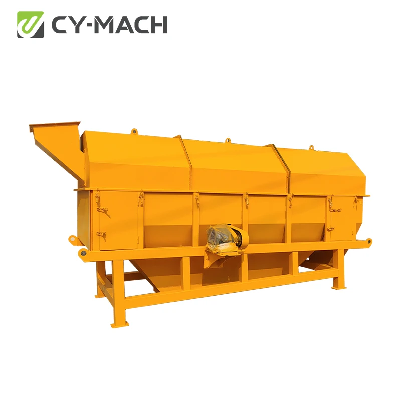 Industrial Rotating Drum Sieve Trommel Screen Machine For Wood Chips Tea Leaf Coal Ash Pollen Rice Compost Processing Sale