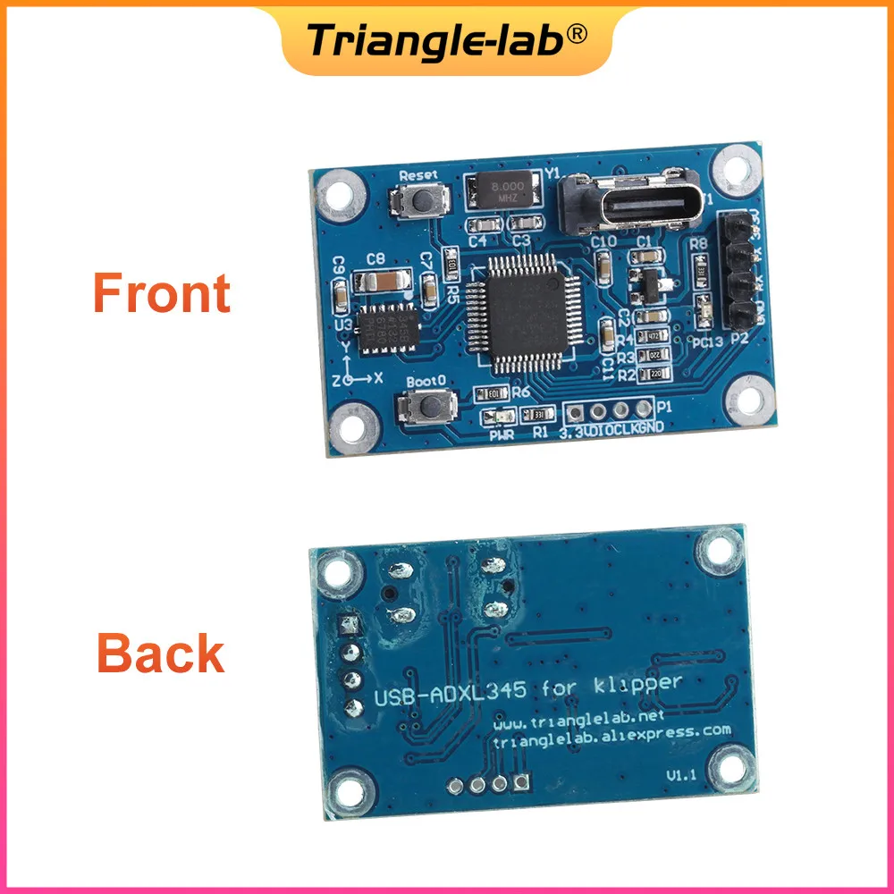 Trianglelab USB adxl345 Accelerometer for kilpper Input Shaper auto-calibration usb interface 3D Printer