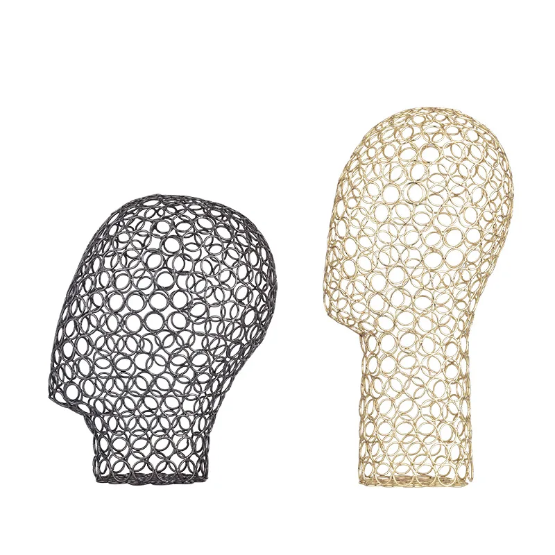 wholesale wig hat scarf display metal wire female male mannequin head