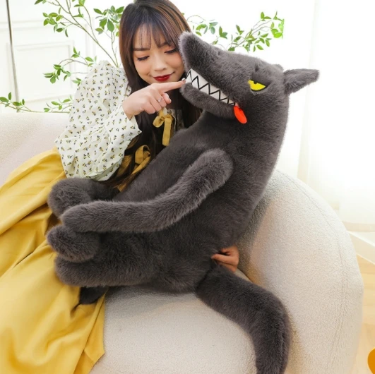 Big bad Wolf stuffed boy bedroom doll girl sleeping pillow