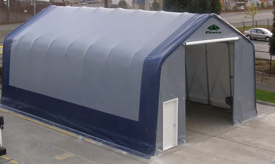 Heavy duty Storage shelter  , Peak Style car canopy