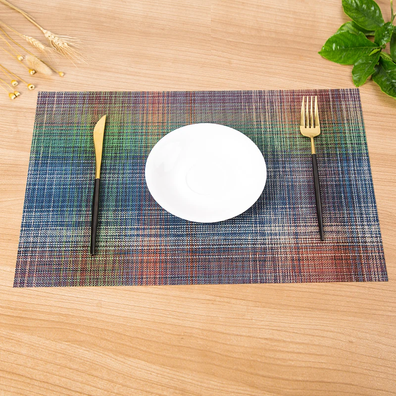 Disposable mahjong dining plastic table mat pvc placemat