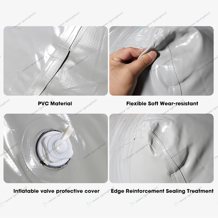 Outdoor PVC hot tub wedge inflatable swim spa mover relocation Factory