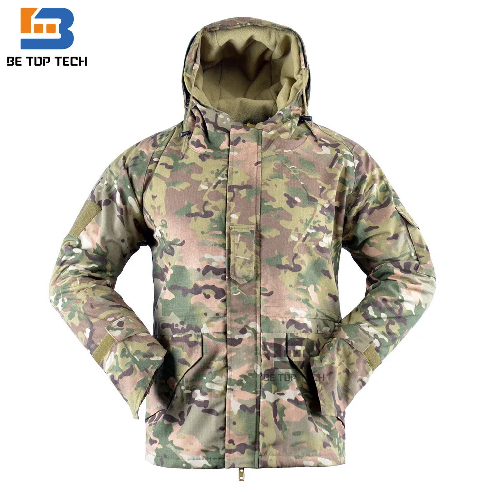 Custom Camo Men Outdoor Waterproof Winter G8 Tactical Windbreaker Jacket