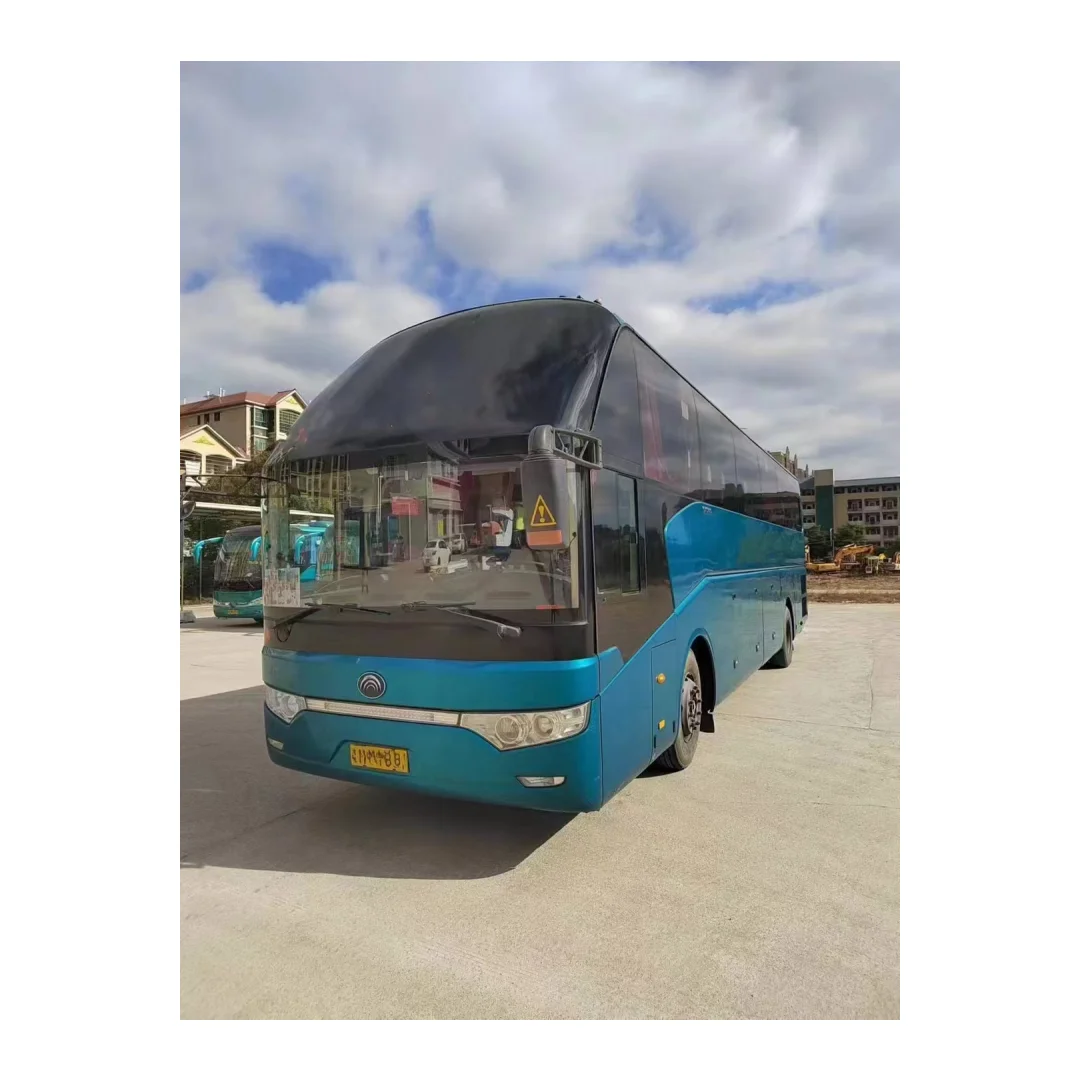Luxury Secondhand Coach Bus ZK6122 Diesel Engine Leafspring Suspension 49seats