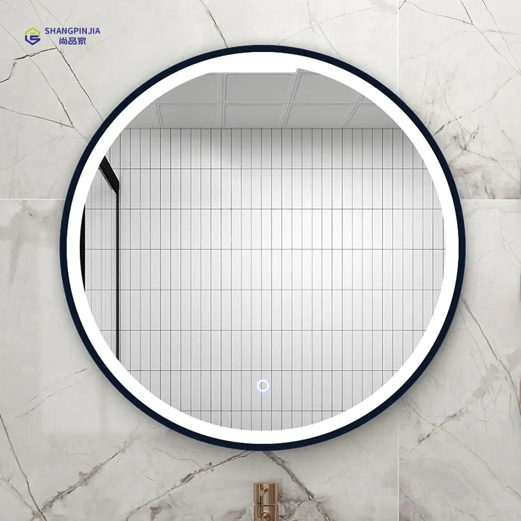shangpinjia Manufacturer Wholesale Bathroom Mirror Led Lighted Anti-fog Vanity Smart Led Mirror