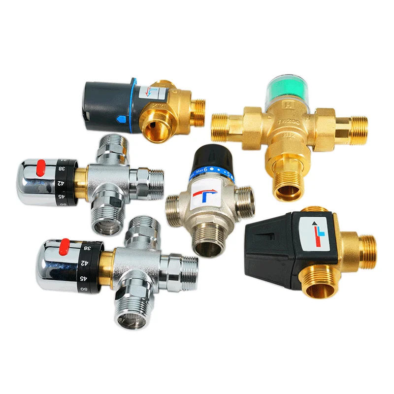 TempMaster Brass Balanced Thermostatic Mixing Valve DN15 for Reliable Temperature Stability