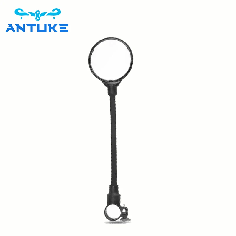 Bicycle Mountain Bike Side Rearview Mirror 360 Rotating Adjustable Round Durable Bike Handlebar Mirror