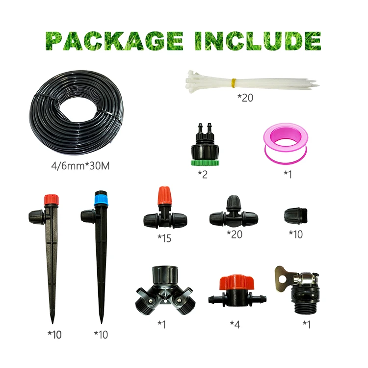 Eastpro Garden Watering Irrigation System Drip Irrigation kit Micro-Sprinkler Irrigation DIY Timer Plants Water Automatically,Ad