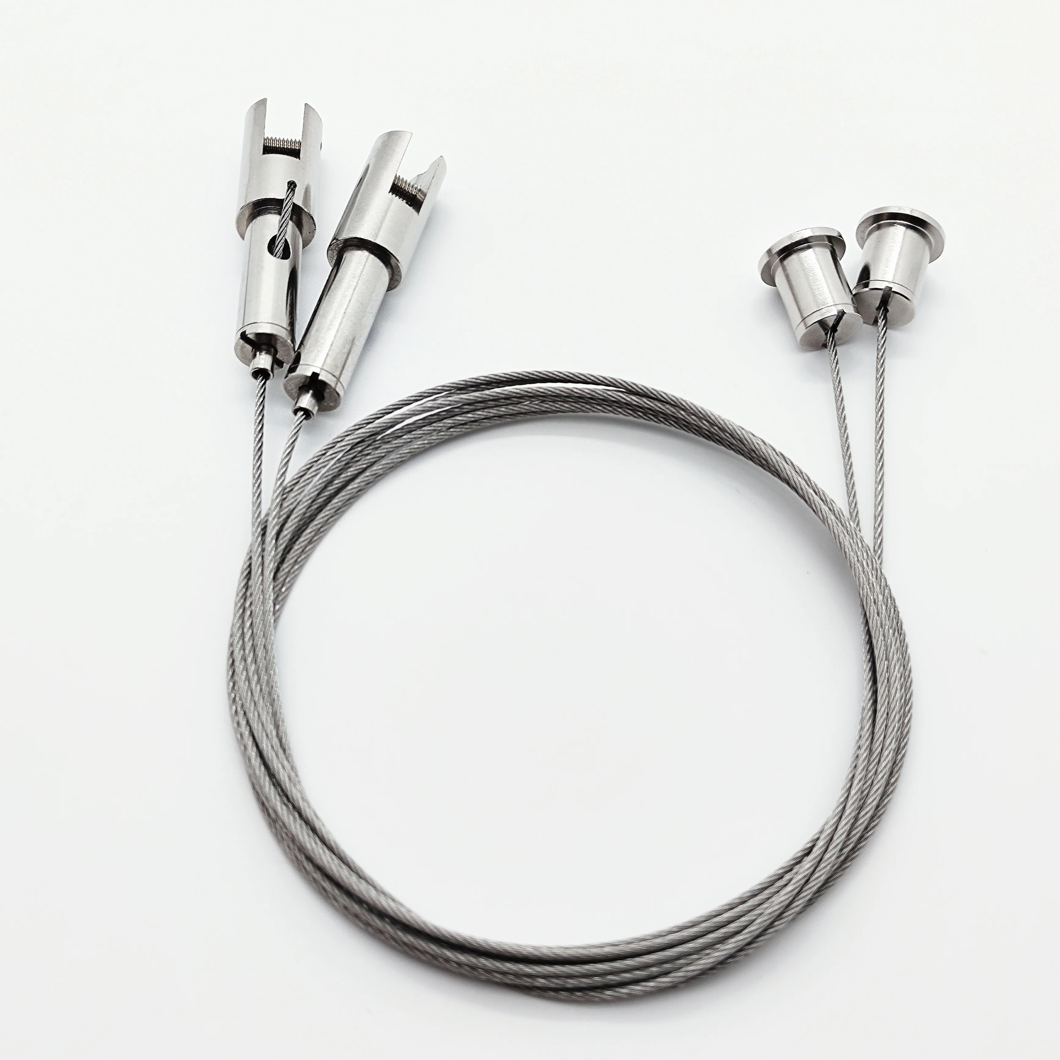 Manufacturer Direct Supply Adjustable Lights Cable Suspension Kit Stainless Steel Rope Copper Cable Gripper