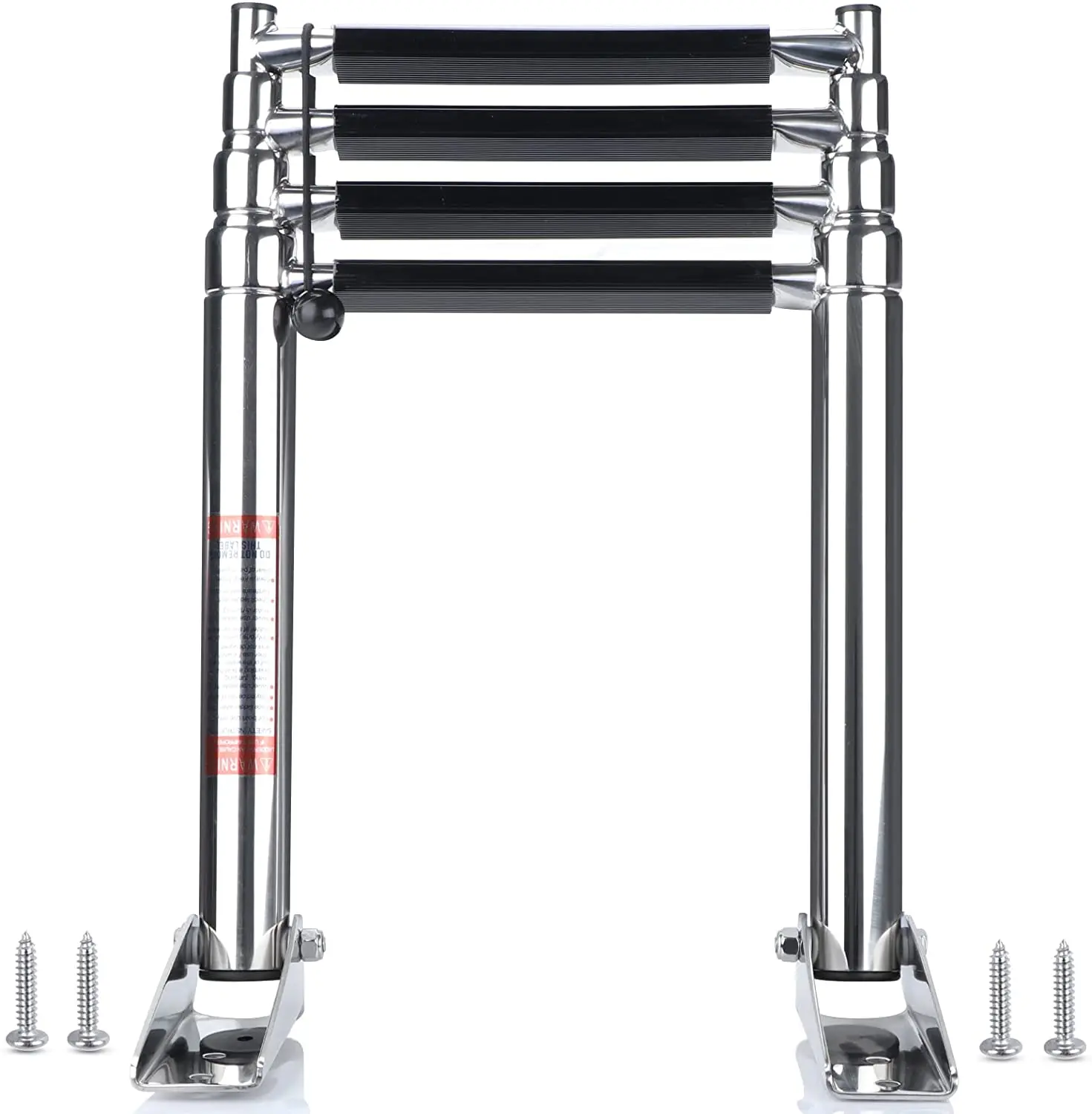 High quality 316 marine hardware stainless steel 3 step ladder for boat