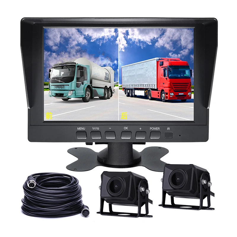 High Quality screen 1024x600 7 inch lcd tft color VGA TV car monitor