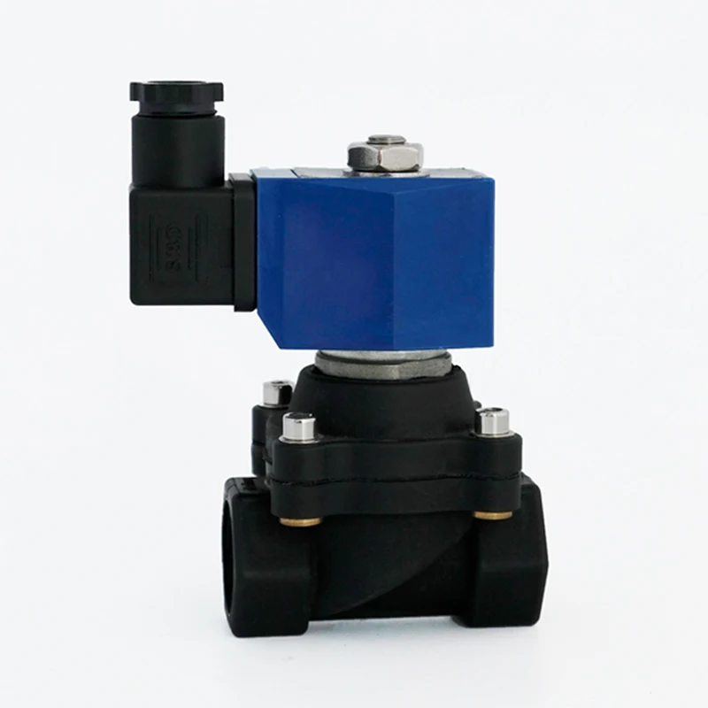 DARHOR нормально закрытый пластиковый Соленоидный клапан прямого действия воздуха для жидкого