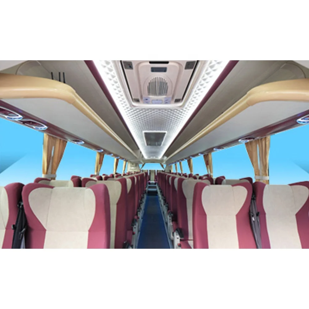 China Higer Bus 53+1+1 Seats Euro 4 Manual Transmission Type Higer Buses Price of New Higer Bus