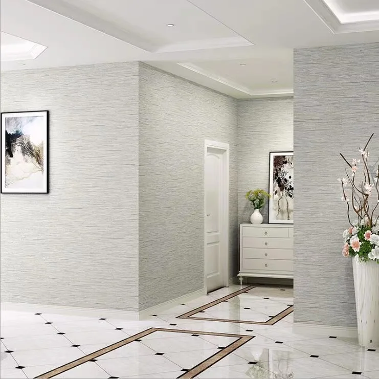 Modern Simple Nordic Pure Pigment Wallpaper Dark Texture Thick Non-woven Luxury Wallpaper For Livingroom Bedroom