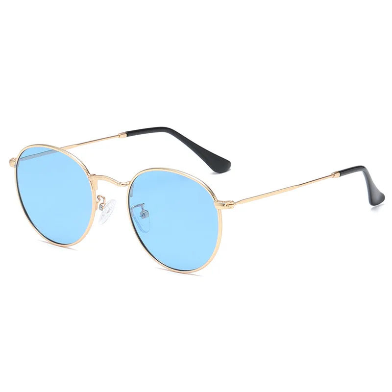 2022 Unique Luxury Brand Sunglasses Men New Vintage Alloy Rimless Round Sunglasses Women Gradient Glasses