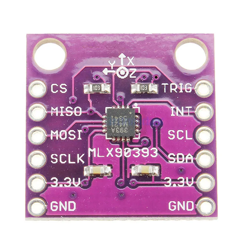 HANGGUO CJMCU-90393 MLX90393 Digital 3D Hall Sensor Displacement Angle Rotate 3D Position Board Module