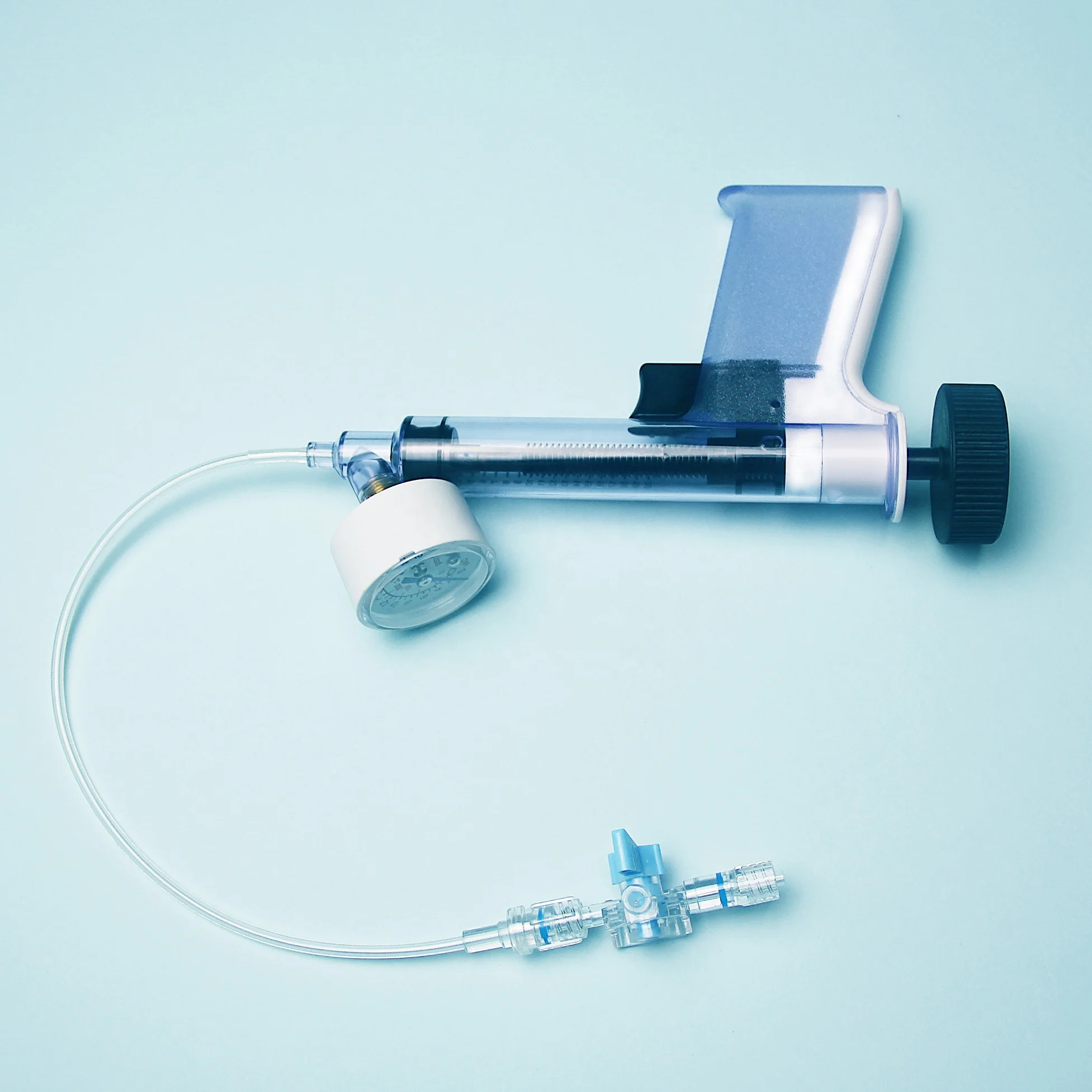 Tianck medical supplies disposables interventional cardiology gun type balloon inflation devices