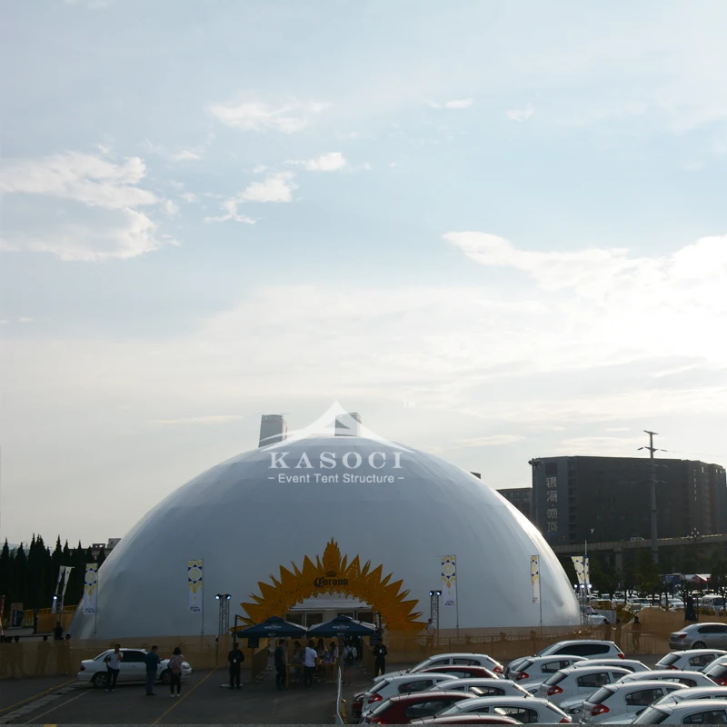 30m big dome tents outdoor events luxury geodesic dome tent with pvc fabric and steel pipes