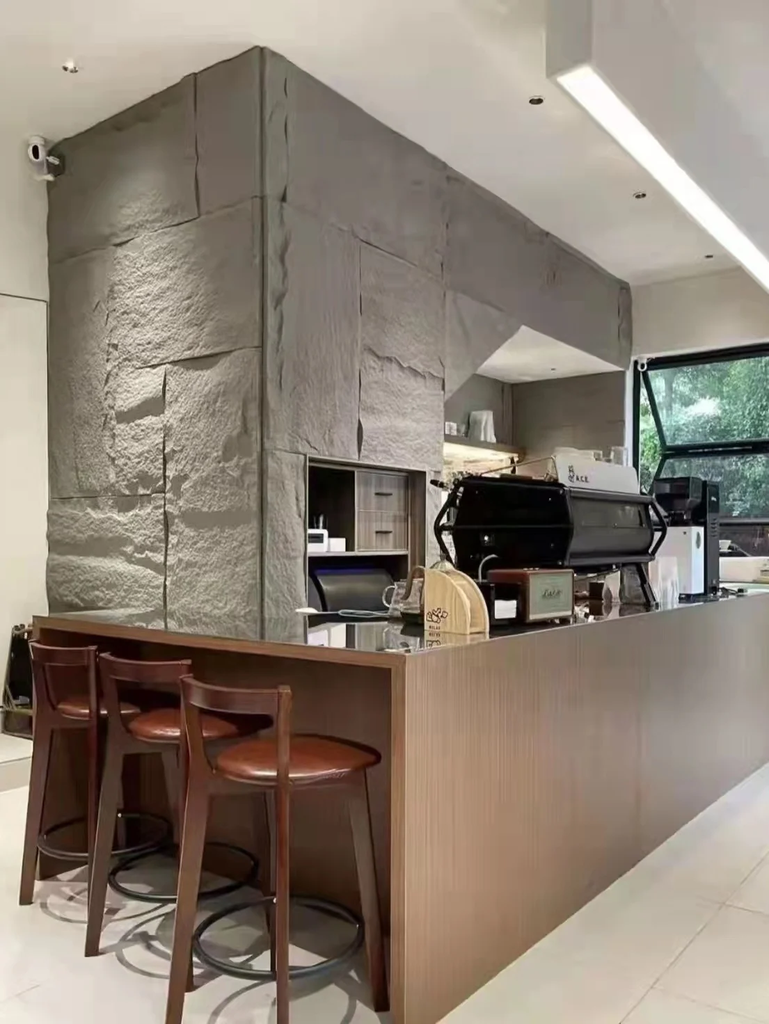 3D modern texture design MDF wall panels PU wall panel