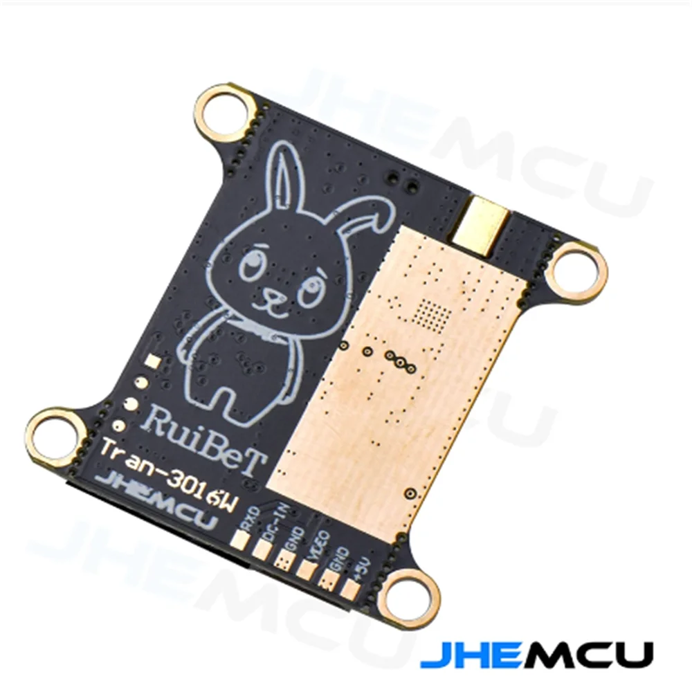 JHEMCU RuiBet Tran-3016W 5 8 Г 40CH 1 6 Вт PitMode Регулируемый VTX Встроенный микрофон 2-6S 30x30 мм для радиоуправляемого самолета FPV большой дальности