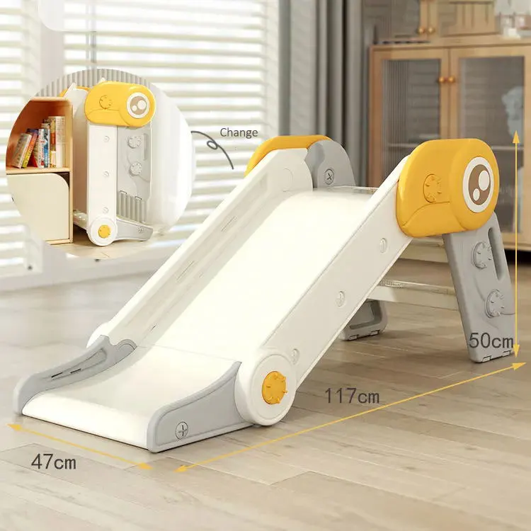 Indoor outdoor playground folding playing plastic Kids slide for children preschool