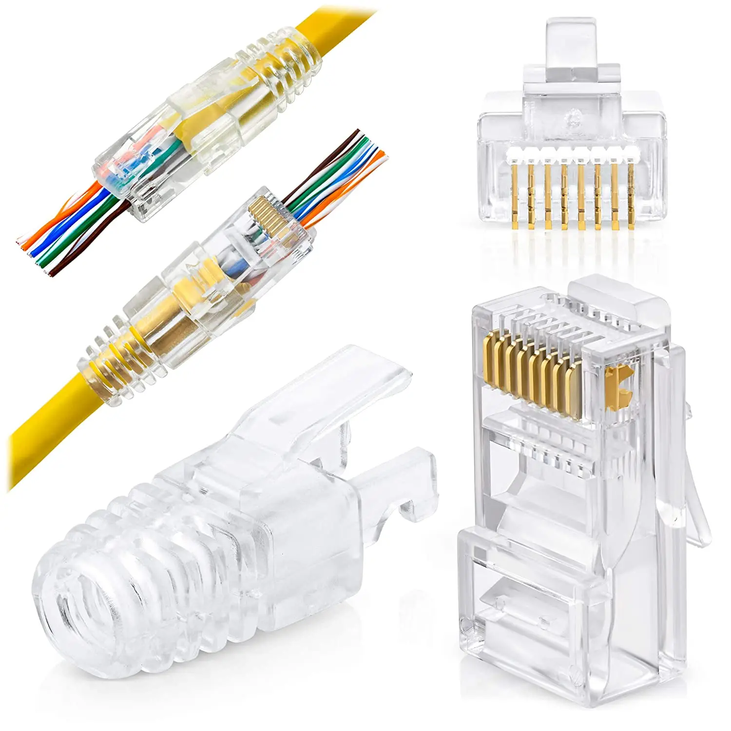 Сетевой сетевой utp rj45 разъем ethernet 8p8c модульный cat6