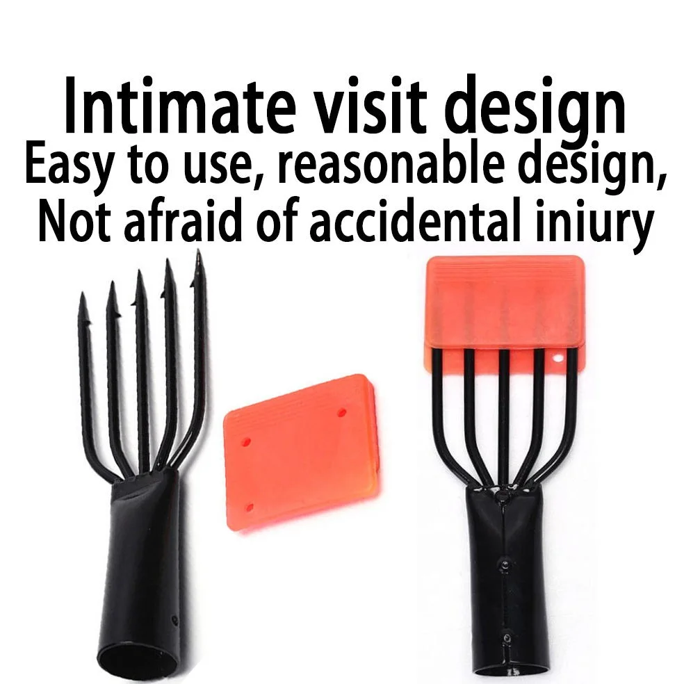 Fishing Spear 3/4/5 Prong Spearhead Fork Harpoon Tip With Barbs Diving Spear Gun Head Fishing Tools