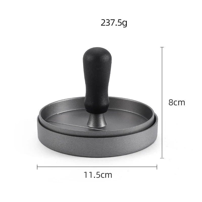 Manjia High Quality Aluminum Hamburger Patty Maker Stuffed Burger Press DIY Meat Beef BBQ Grill Burger Patty Mold